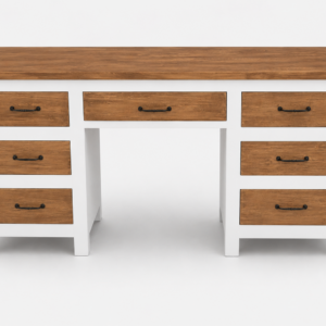 Modern Rustic Wooden Office Desk