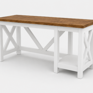 Modern Farmhouse Wooden Office Desk